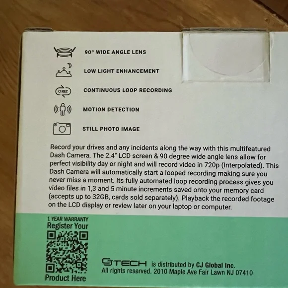 NIB Dash Camera-New in unopened box HD Dash Camera. Purchased new & never used. - Picture 4 of 7